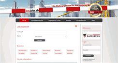 Desktop Screenshot of baujob.ch